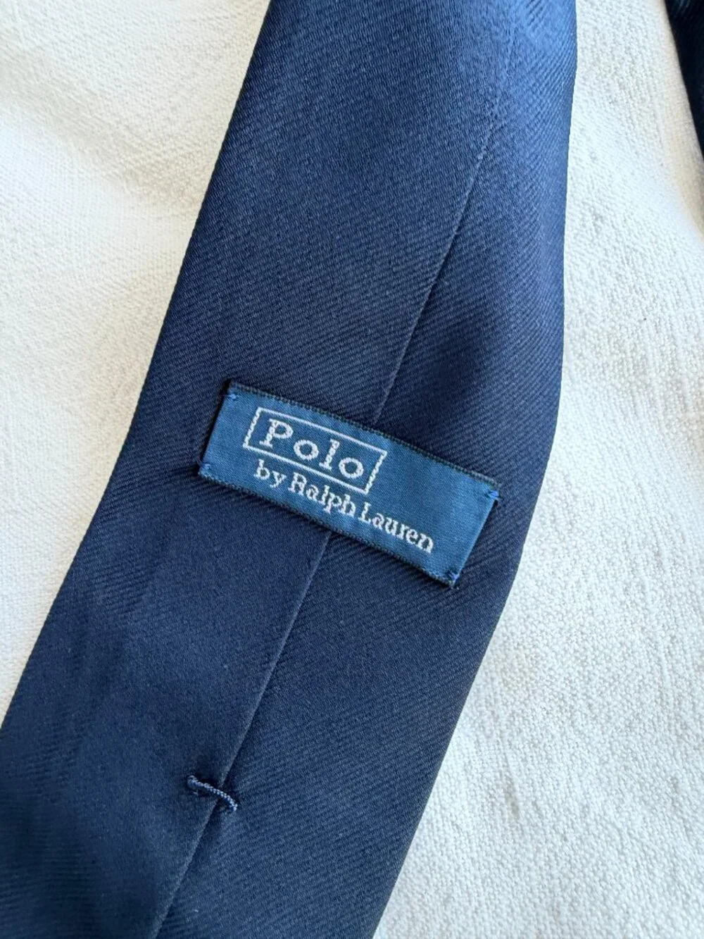 Men's Polo Ralph Lauren Silk Repp Narrow Navy Tie
